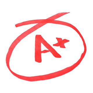 A kiss for good marks...